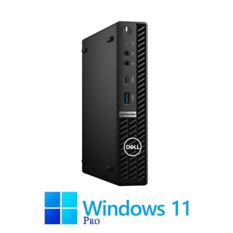 Mini PC Dell OptiPlex 5080, Hexa Core i5-10500T, 16GB DDR4, 1TB SSD, Win 11 Pro